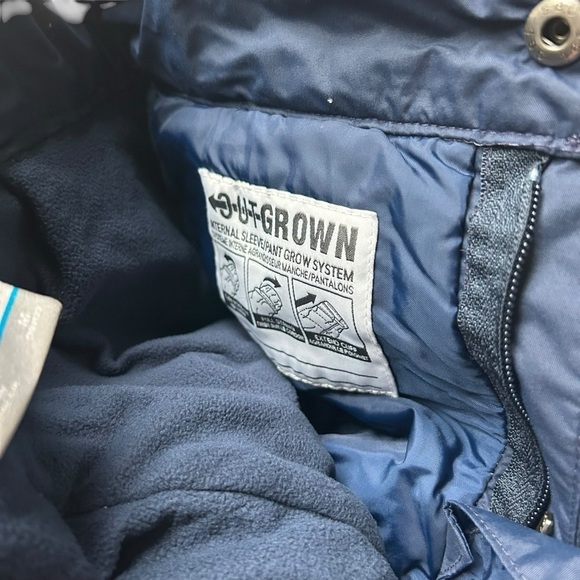 Columbia Kids Ice Slope II Insulated Pants size medium 10-12 navy blue winter - Picture 4 of 6